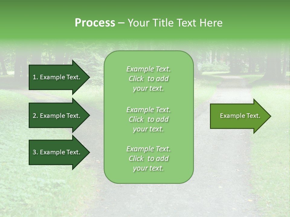 Two Forked Nature PowerPoint Template