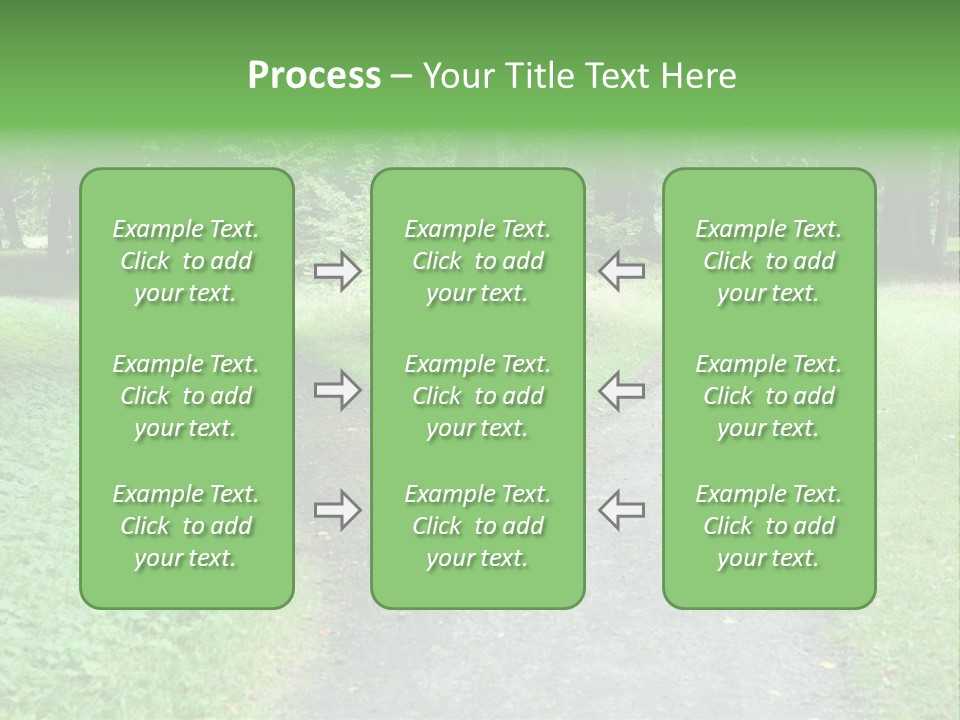 Two Forked Nature PowerPoint Template