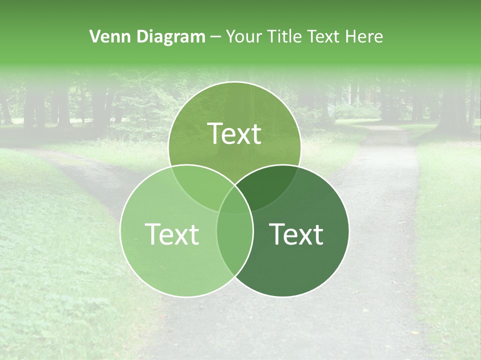 Two Forked Nature PowerPoint Template