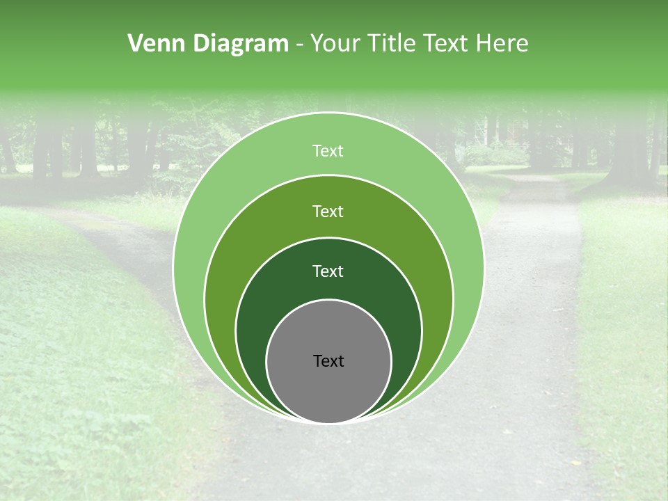 Two Forked Nature PowerPoint Template