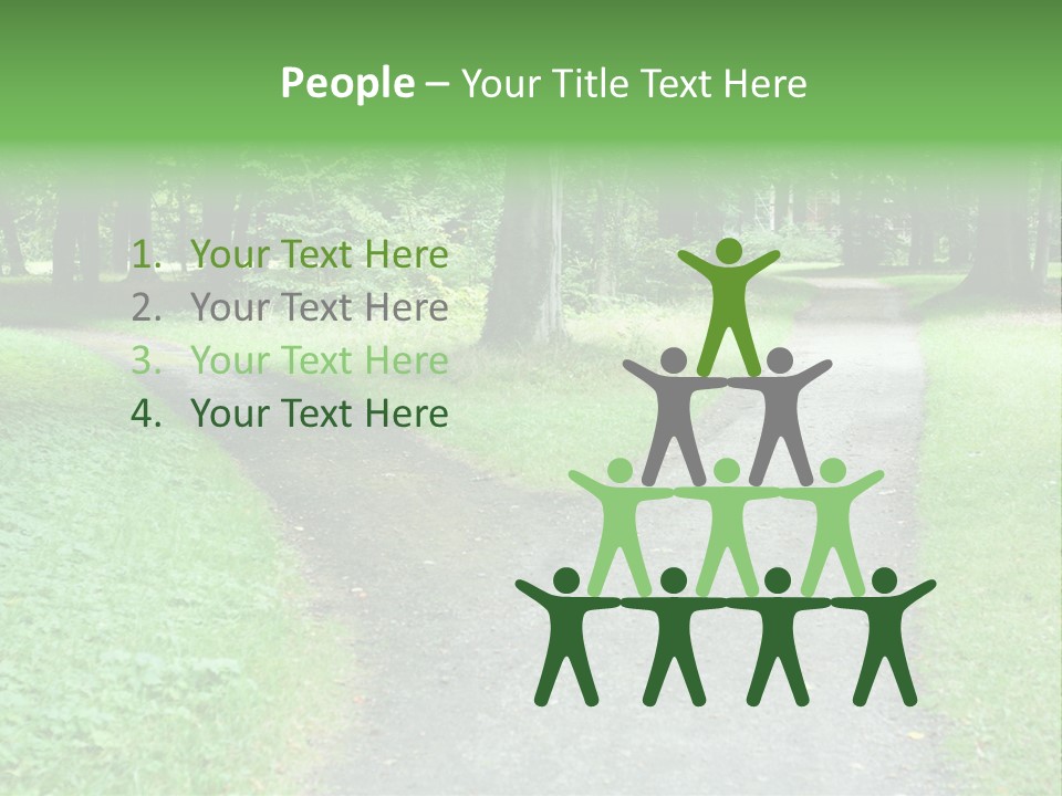 Two Forked Nature PowerPoint Template