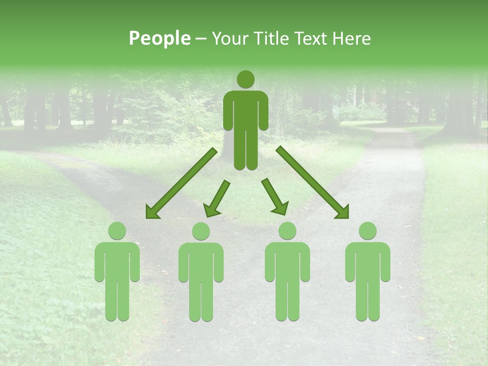 Two Forked Nature PowerPoint Template