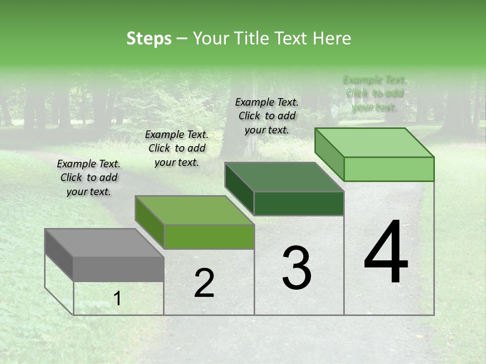 Two Forked Nature PowerPoint Template