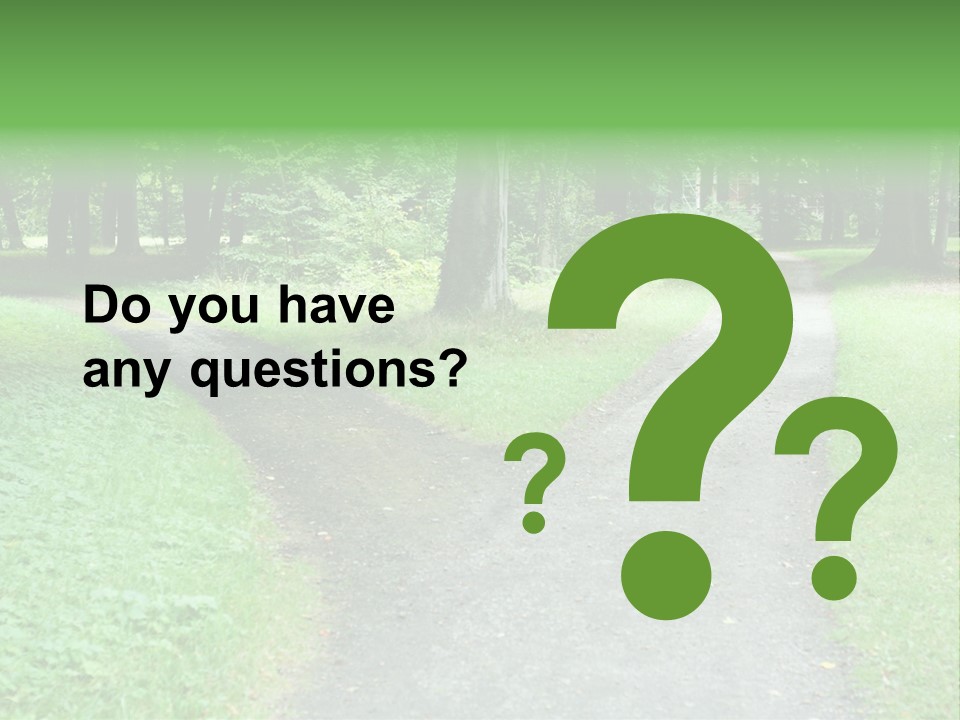 Two Forked Nature PowerPoint Template