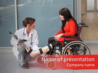 Orthopedics Gipsfu Disability PowerPoint Template