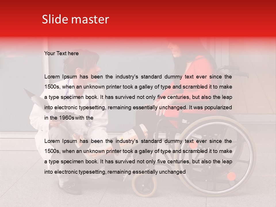 Orthopedics Gipsfu Disability PowerPoint Template