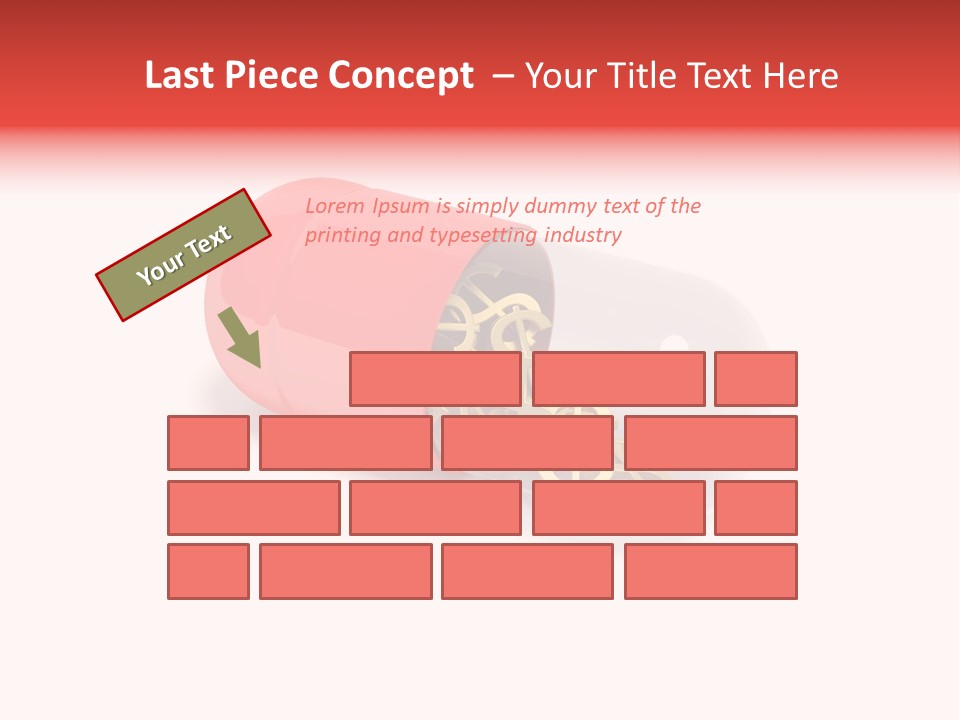 Gauzy Success Gold PowerPoint Template