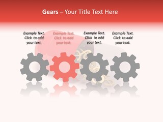 Gauzy Success Gold PowerPoint Template