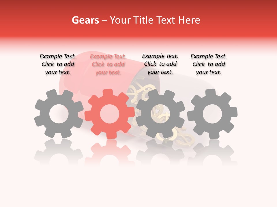 Gauzy Success Gold PowerPoint Template