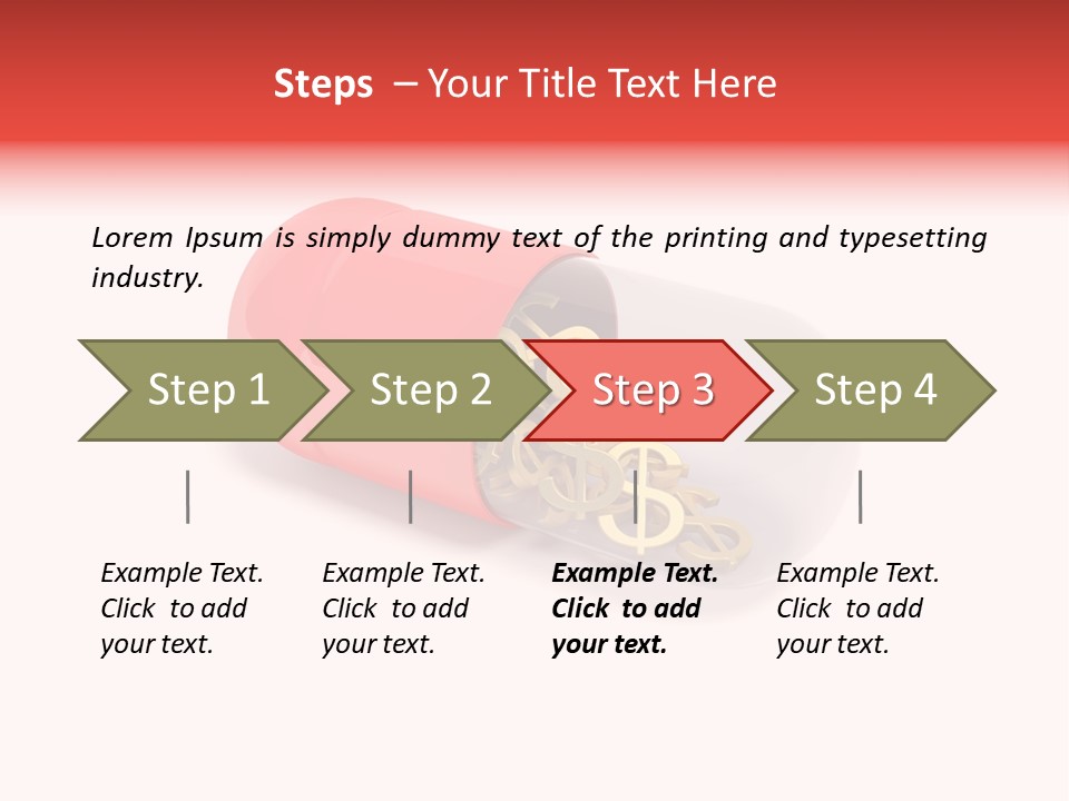 Gauzy Success Gold PowerPoint Template