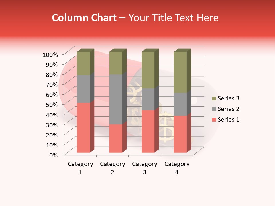 Gauzy Success Gold PowerPoint Template