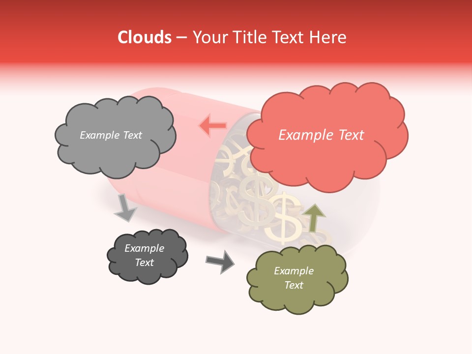 Gauzy Success Gold PowerPoint Template