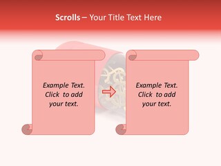 Gauzy Success Gold PowerPoint Template