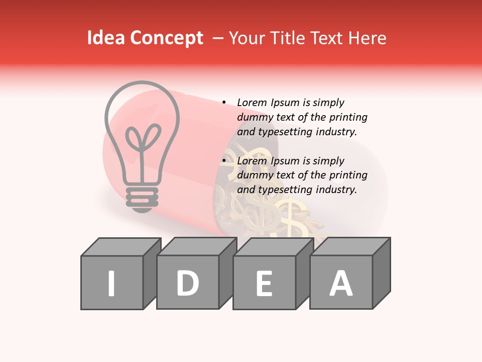 Gauzy Success Gold PowerPoint Template