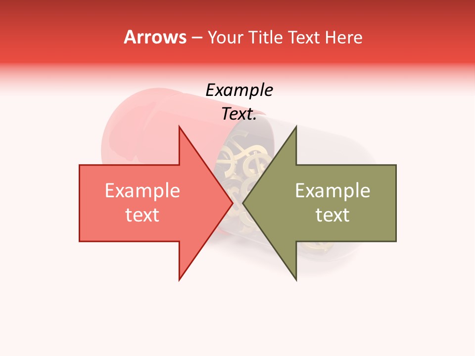 Gauzy Success Gold PowerPoint Template