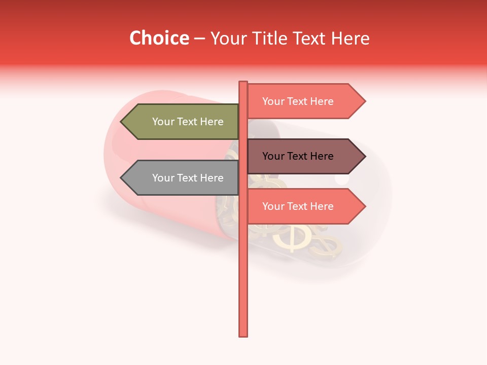 Gauzy Success Gold PowerPoint Template