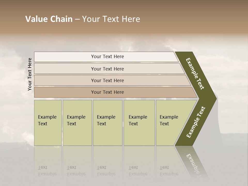 Cooling Tower Raw Materials Coal PowerPoint Template