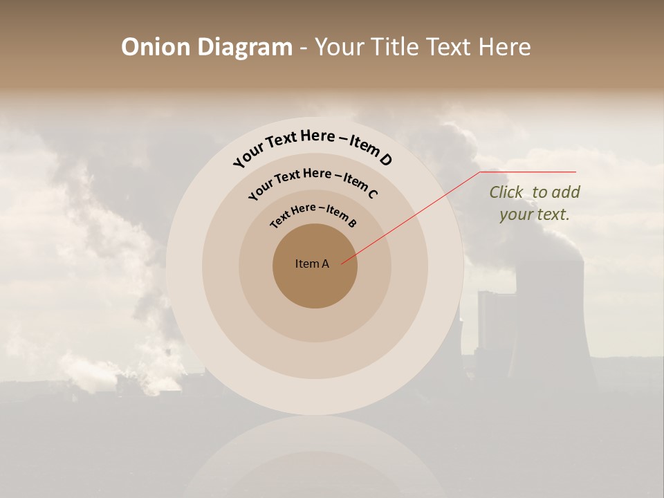 Cooling Tower Raw Materials Coal PowerPoint Template