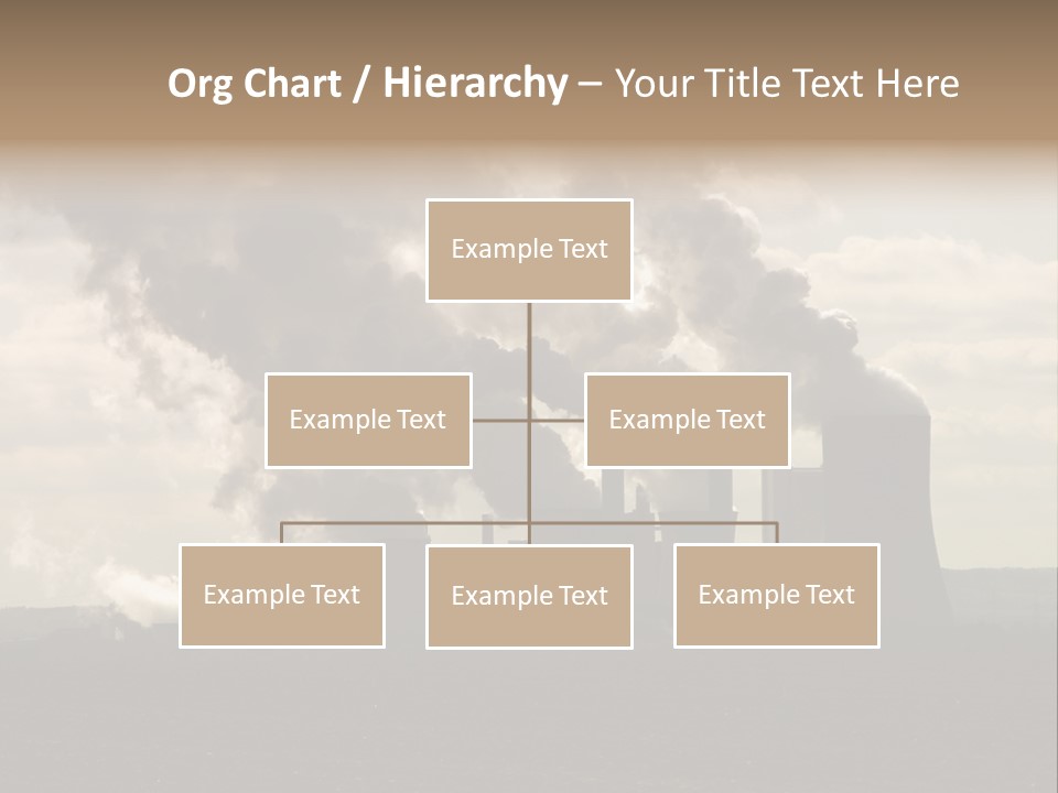 Cooling Tower Raw Materials Coal PowerPoint Template