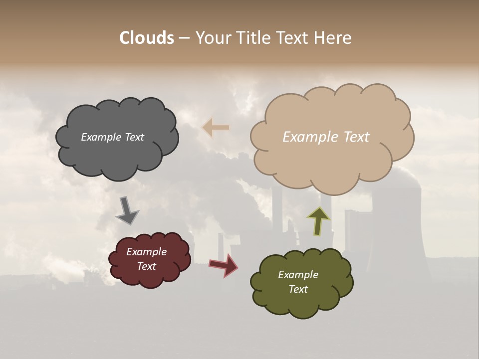 Cooling Tower Raw Materials Coal PowerPoint Template