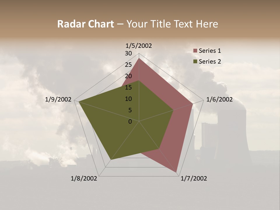 Cooling Tower Raw Materials Coal PowerPoint Template