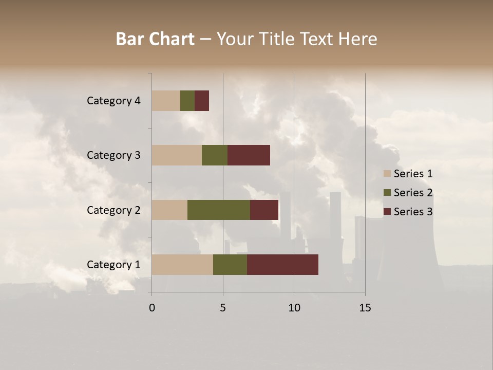 Cooling Tower Raw Materials Coal PowerPoint Template