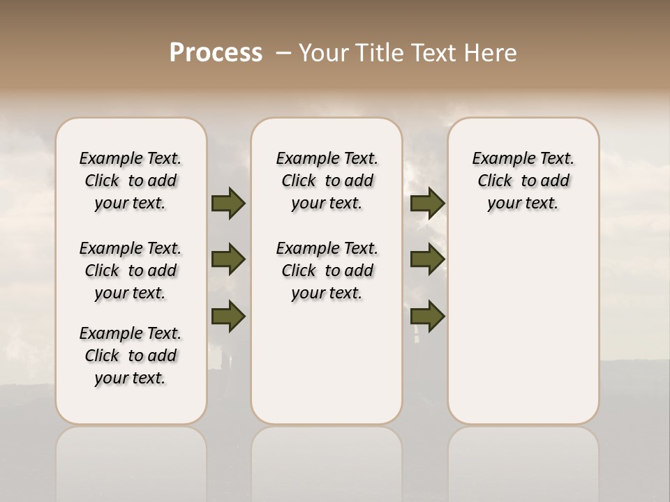 Cooling Tower Raw Materials Coal PowerPoint Template