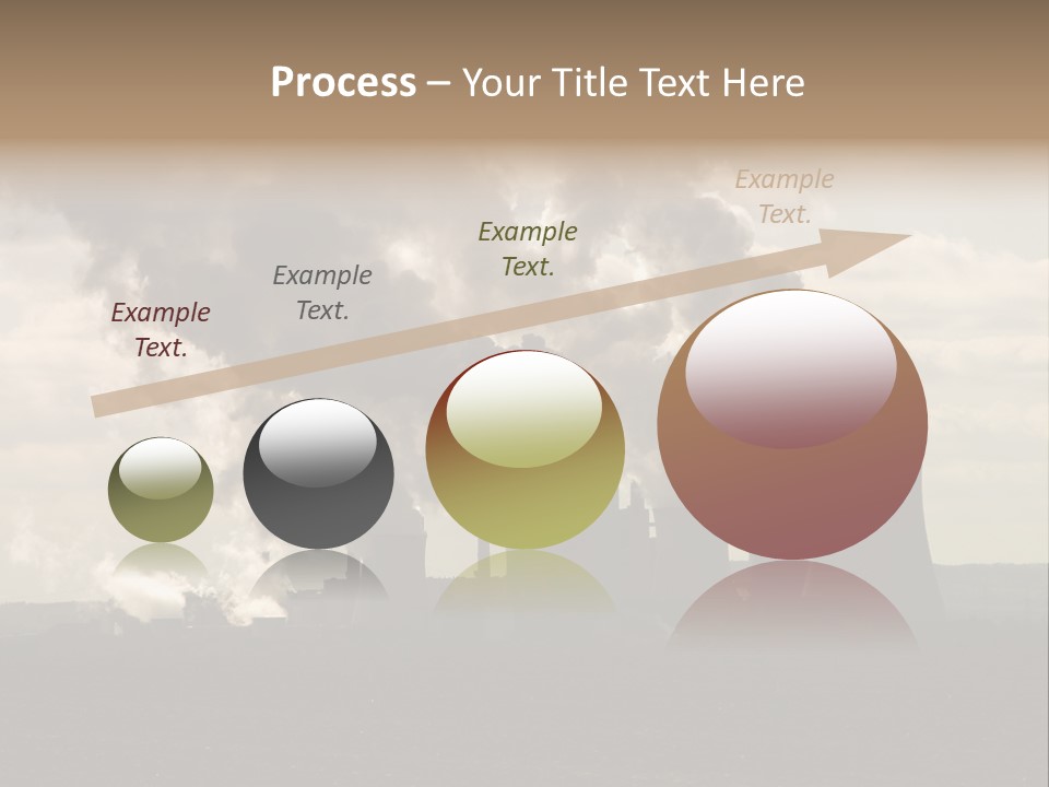 Cooling Tower Raw Materials Coal PowerPoint Template
