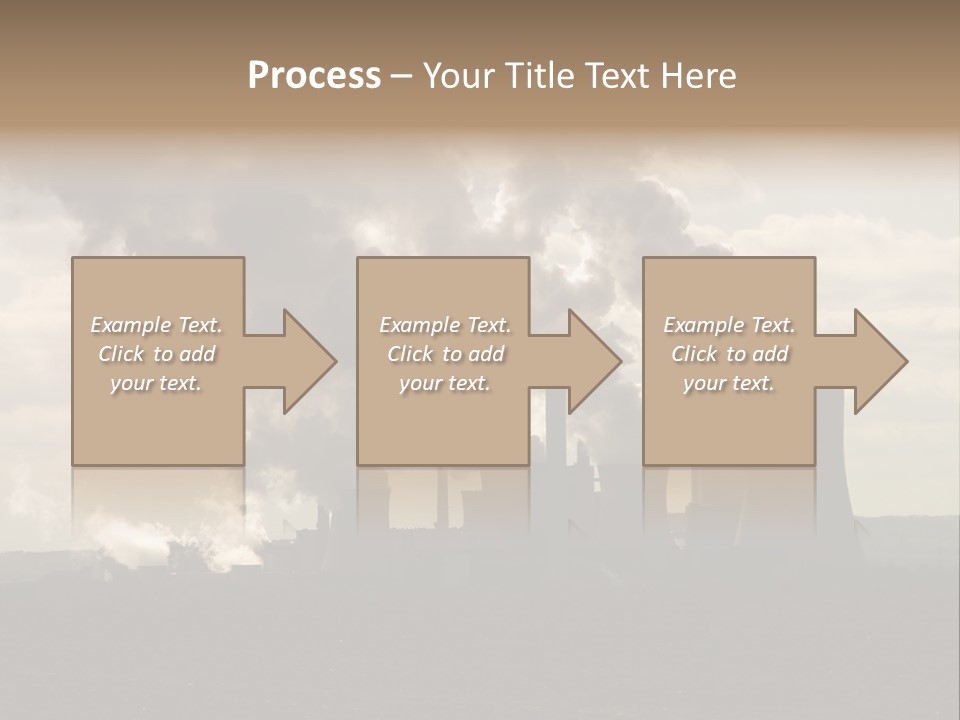 Cooling Tower Raw Materials Coal PowerPoint Template