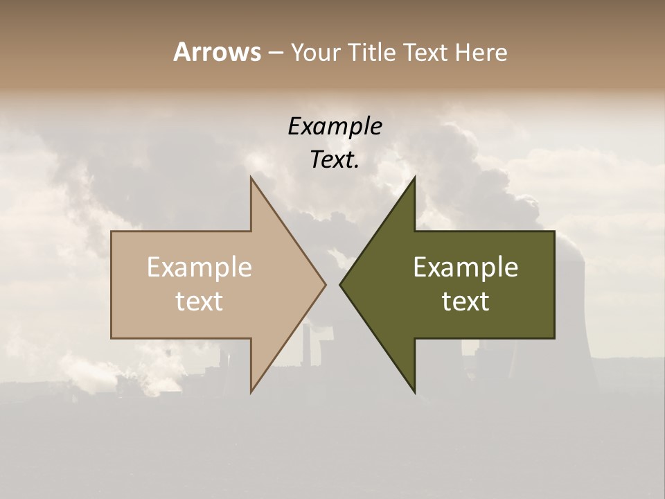 Cooling Tower Raw Materials Coal PowerPoint Template