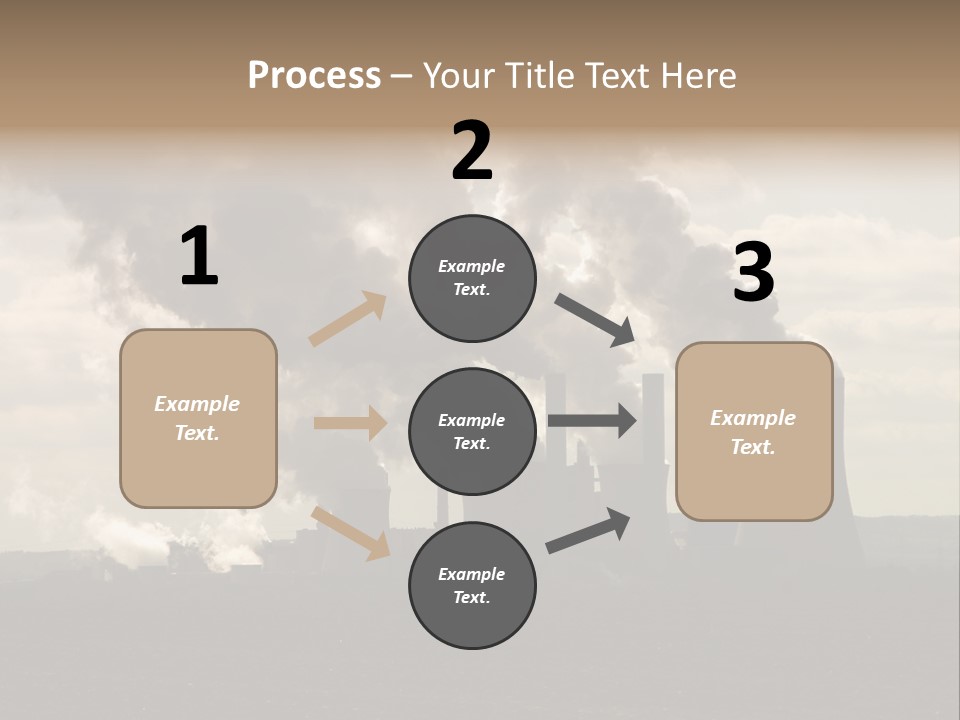 Cooling Tower Raw Materials Coal PowerPoint Template