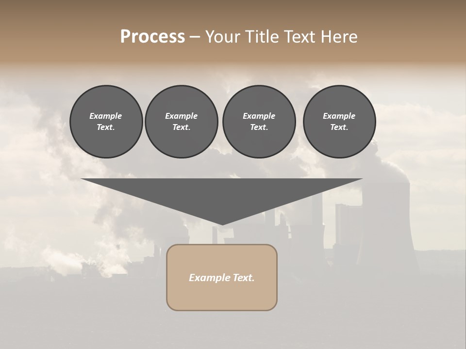 Cooling Tower Raw Materials Coal PowerPoint Template