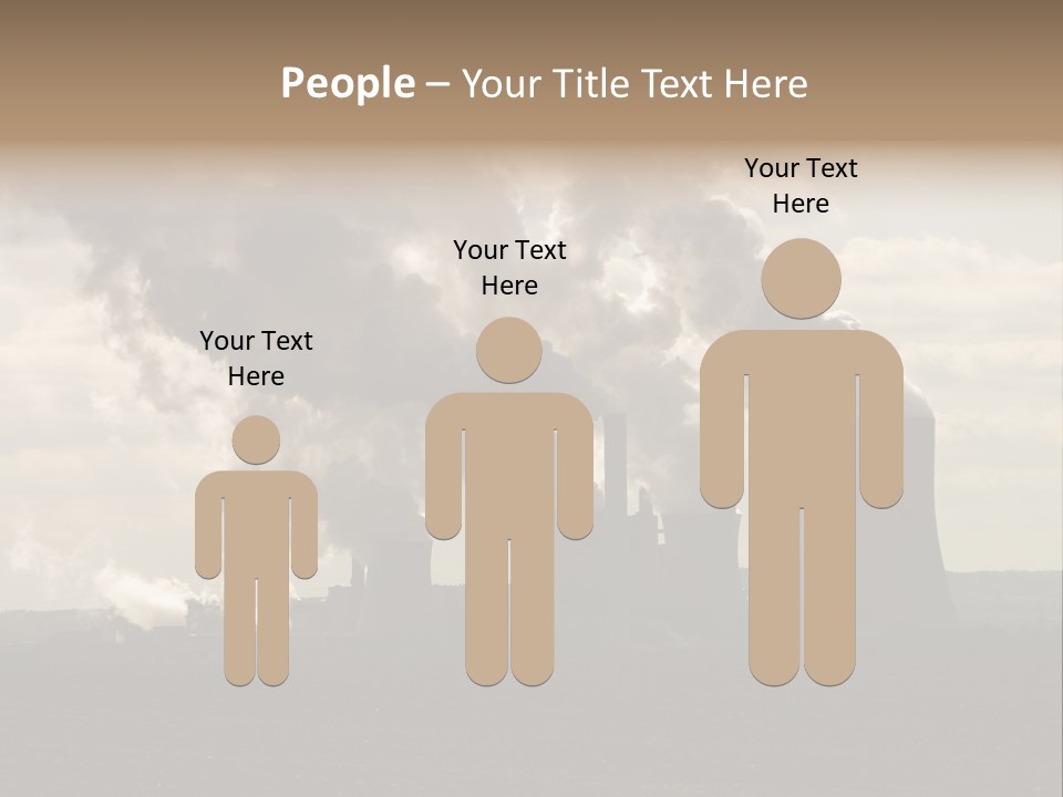 Cooling Tower Raw Materials Coal PowerPoint Template
