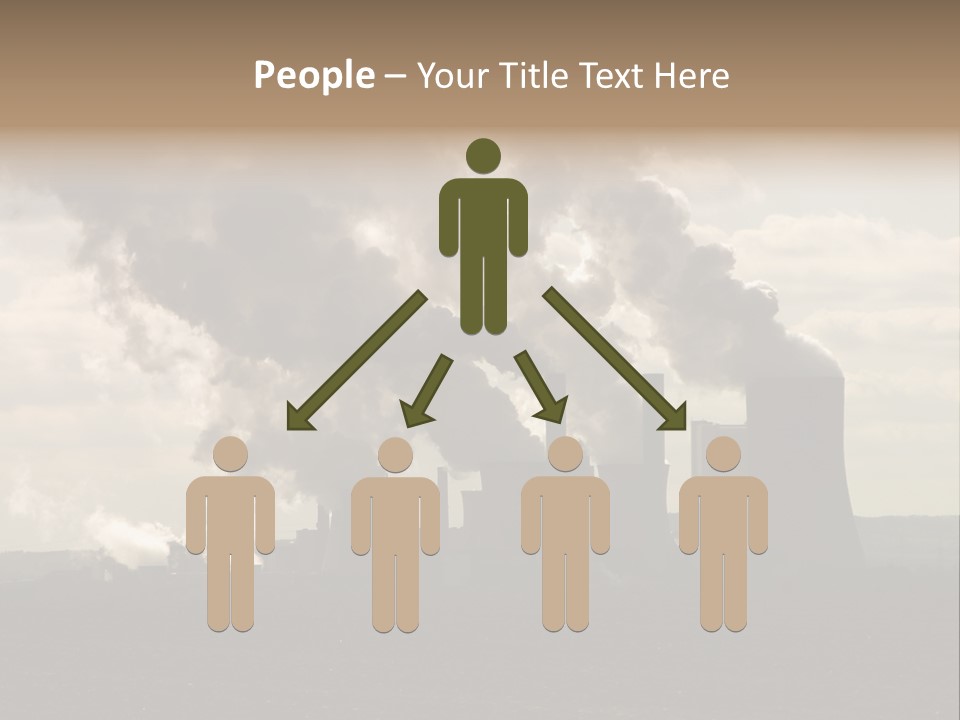 Cooling Tower Raw Materials Coal PowerPoint Template