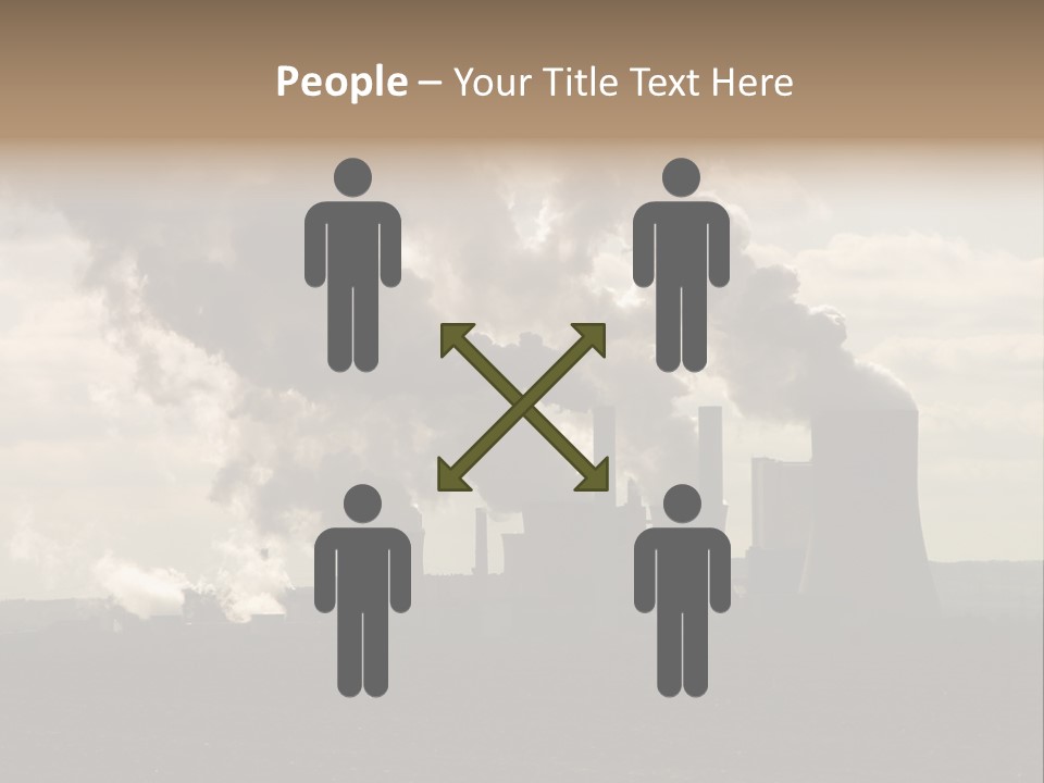 Cooling Tower Raw Materials Coal PowerPoint Template