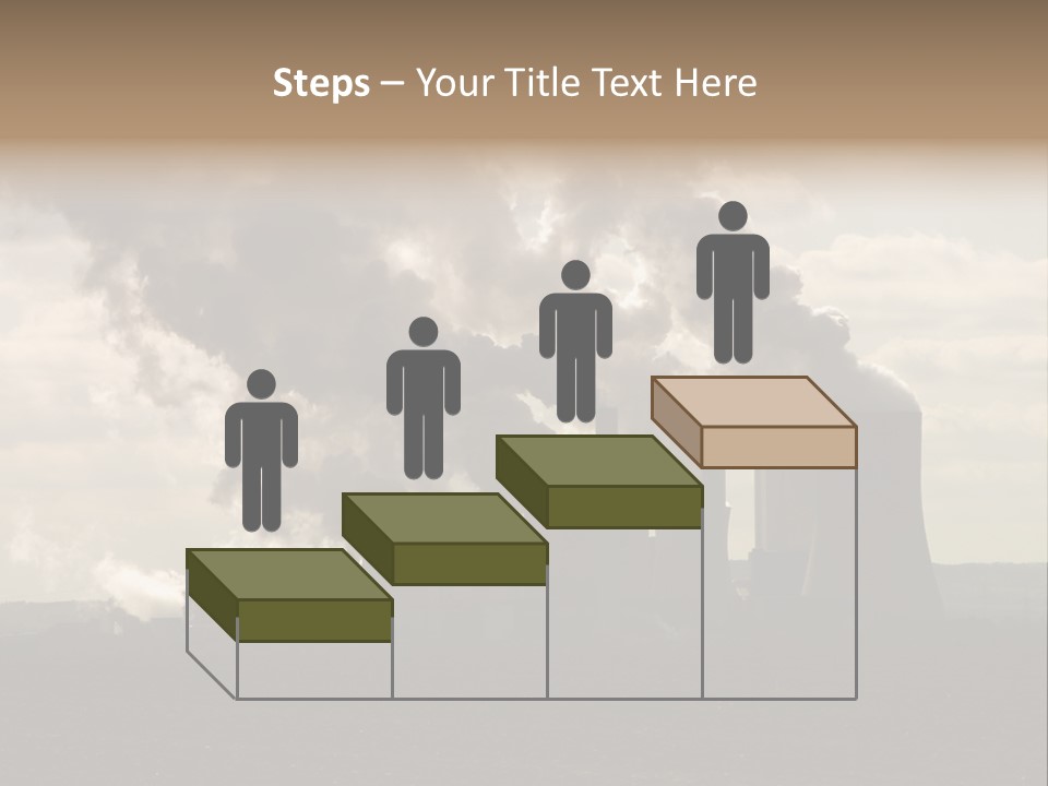 Cooling Tower Raw Materials Coal PowerPoint Template