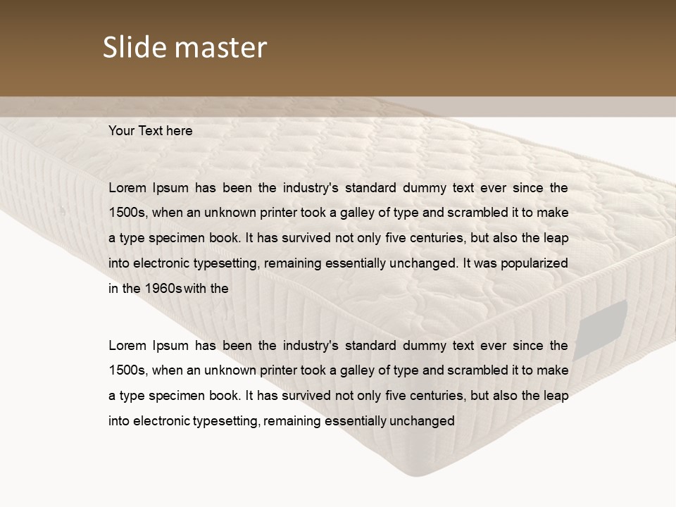 Home Comfort Textile PowerPoint Template