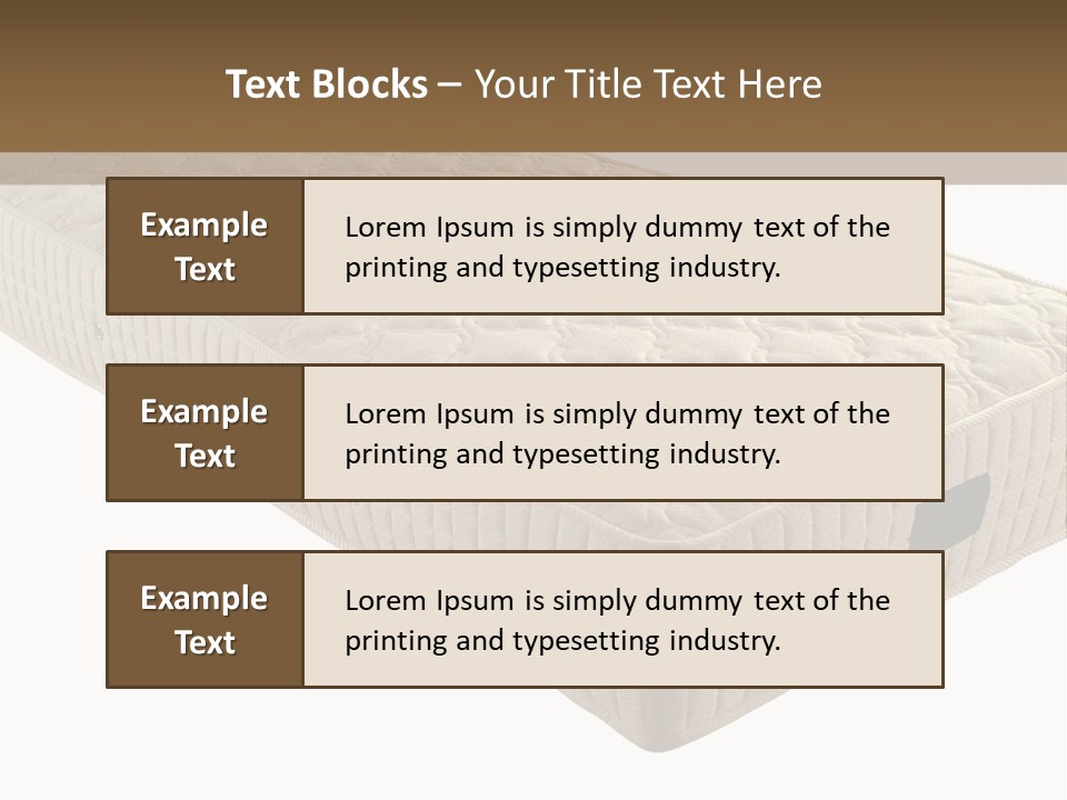 Home Comfort Textile PowerPoint Template