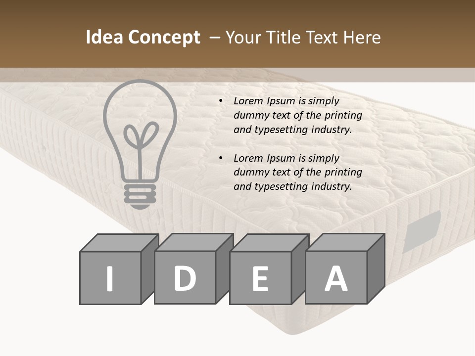 Home Comfort Textile PowerPoint Template