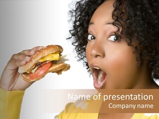 Adult Eating Profile PowerPoint Template