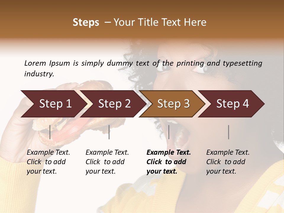 Adult Eating Profile PowerPoint Template