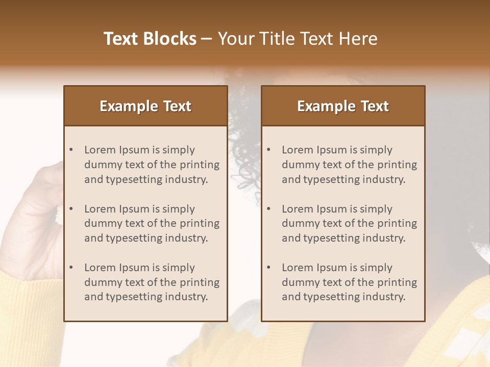 Adult Eating Profile PowerPoint Template
