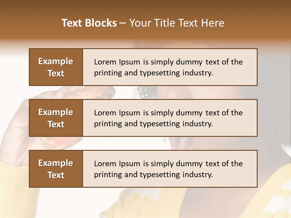 Adult Eating Profile PowerPoint Template