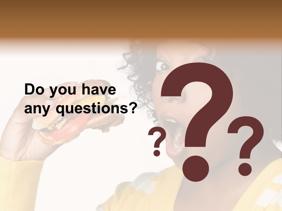 Adult Eating Profile PowerPoint Template