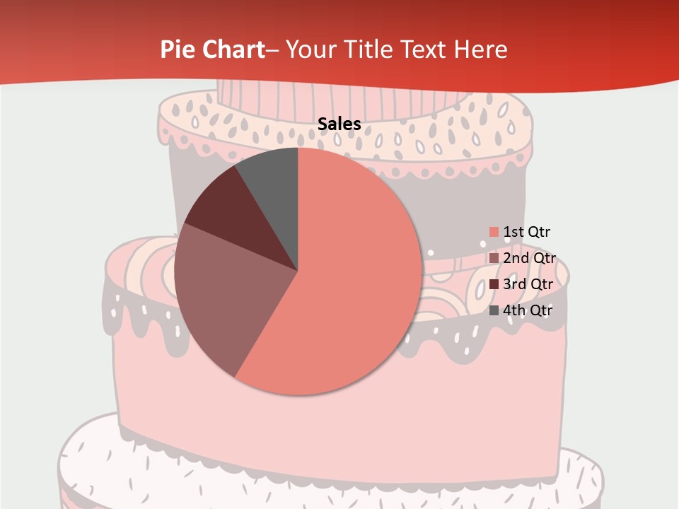 Blue Sugar Wedding PowerPoint Template