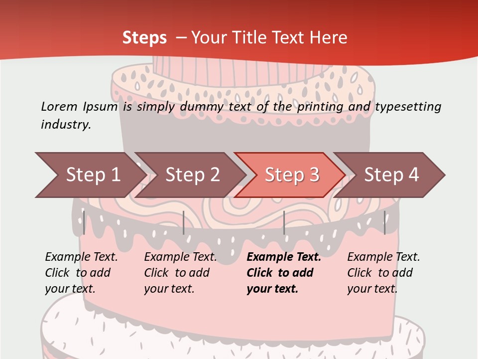 Blue Sugar Wedding PowerPoint Template
