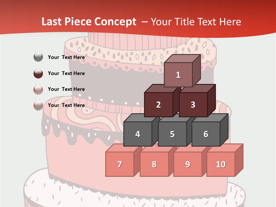 Blue Sugar Wedding PowerPoint Template