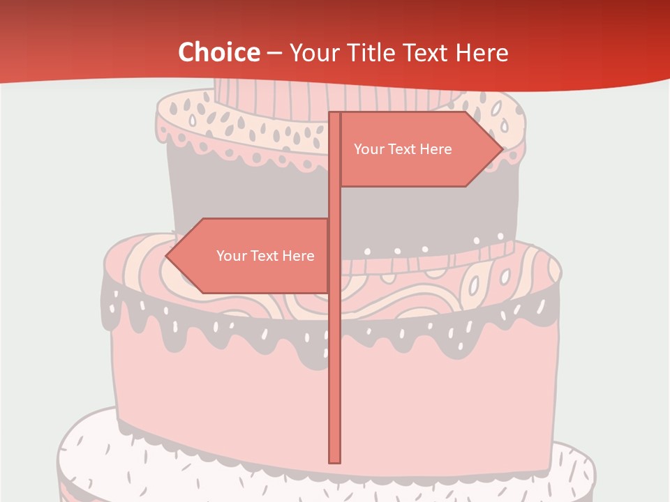 Blue Sugar Wedding PowerPoint Template