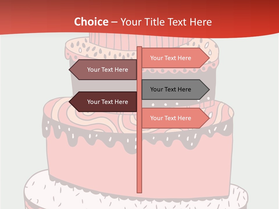 Blue Sugar Wedding PowerPoint Template