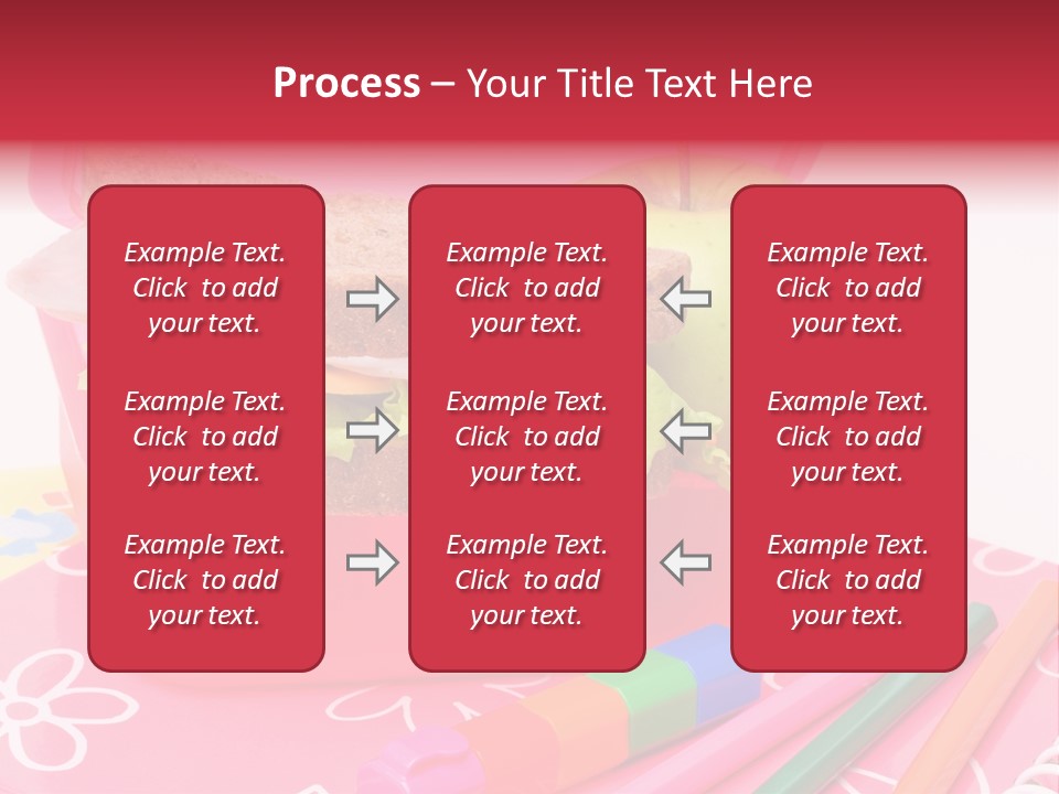 Pencils Lettuce School PowerPoint Template